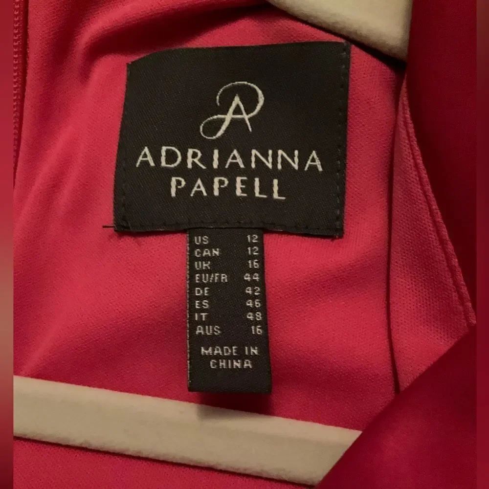 NWT Adrianna Papell Tuxedo Jumpsuit Size 12 - Picture 12 of 13